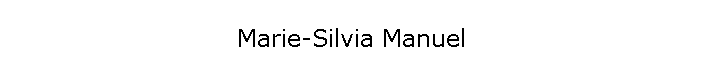 Marie-Silvia Manuel